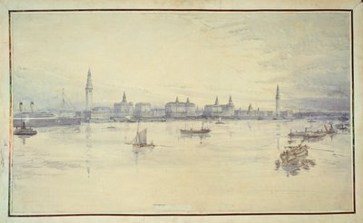 Project for Liverpool Waterfront by Harold Chalton Bradshaw